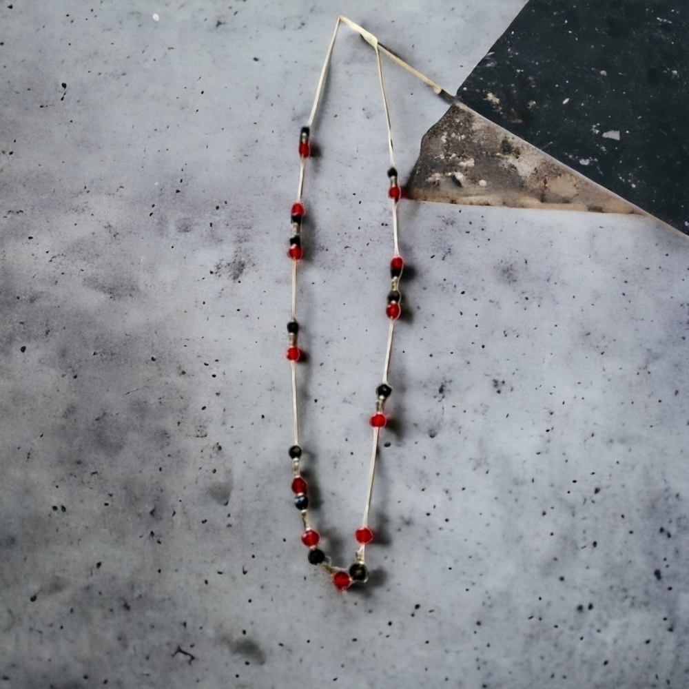 Red and Black necklace